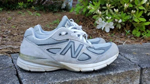 New Balance 990v4 Castlerock Grey Shoes W990GL4 Women's Size 8.5 2A Made in USA - Picture 1 of 17