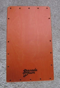 Granada Drum BAS NAT-ORG Cajon Natur - Birkenholz - Orange Schlagfläche - Bild 1 von 7