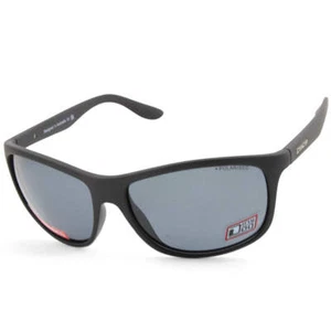 Dirty Dog Quench Satin Black/Grey Polarised Men's Sport Sunglasses 53545 - Picture 1 of 4