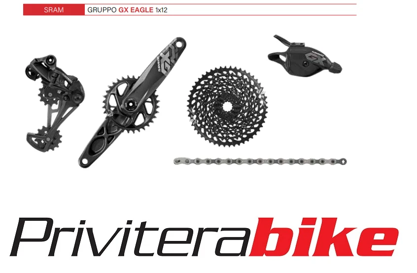 SRAM GRUPPO GX EAGLE PEDIVELLA 175MM CORONA 32 12V DUB LUNAR  - 00.7918.095.001 - Immagine 1 di 1