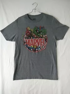 Marvel Comics Group Avengers Graphic Tee Size M T-Shirt Grey - Picture 1 of 5