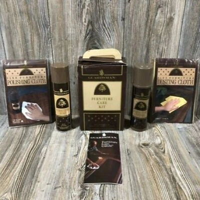 Kit de cuidado de cuero vintage The Guardsman protección de muebles - casi completo Foto 1 de 4
