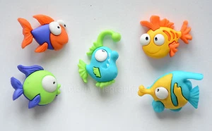Something Fishy/ Comical Fish Shank Buttons / Jesse James ~ Dress it Up # 6952 - Picture 1 of 2