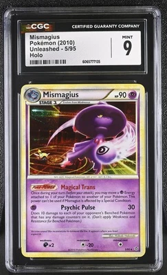 CGC 9 Mismagius 5/95 Holo Unleashed Pokémon Card - Image 1 of 2