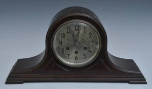 Gustav Becker Mantle Clock with silvered face and chimes, circa 1920 - Picture 1 of 6