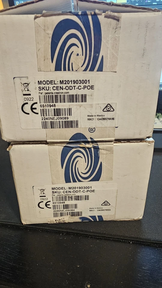 Crestron CEN-ODT-C-POE  Dual-Technology Occupancy Sensor, PoE, 2,000 Sq Ft - Image 1 of 1