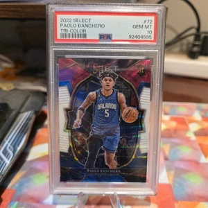 2022-23 Panini Select Concourse Paolo Banchero #72 Tri-Color Prizm (RC) Psa 10 - Bild 1 von 2