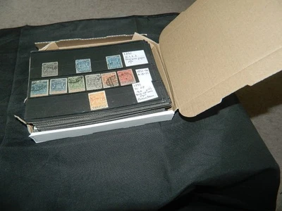 RHODESIA STAMPS COLLECTION ON CARDS IN SMALL BOX - Image 1 of 4