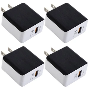 4x Adaptive Fast Charging USB Wall Plug Charger For Samsung Galaxy iPhone Google - Picture 1 of 5
