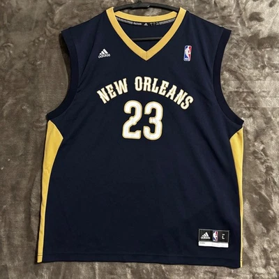 Adidas New Orleans Pelicans Anthony Davis #23 NBA Basketball Jersey L - Image 1 of 4
