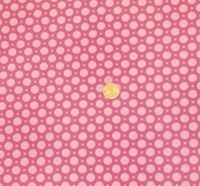 Pink Luna Dots, Pink Tone on Tone Polka Dot Fabric by Maywood Studios, BTHY - Image 1 of 4