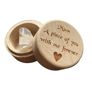 Personalised Engraved Wooden Memorial Ashes Urn Hair Keepsake Trinket Gift Box - Picture 1 of 9