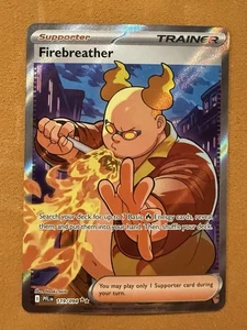 Pokemon Phantasmal Flames Firebreather 119/094 Holo Ultra Rare Full Art NM/Mint - Picture 1 of 3