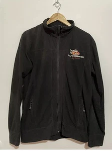 Gulf Western Oil XL Vintage Mens Full Zip Bodywarmer Black The Tough Corduroy - Picture 1 of 10