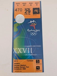 Sydney 2000 Olympics Ticket Athletics 29 September Morning session - Bild 1 von 2