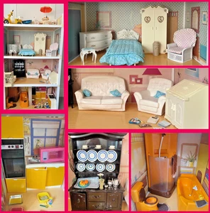 Vintage Pedigree Sindy Doll Superhome Fully Furnished with ALL ACCESSORIES - Picture 1 of 22