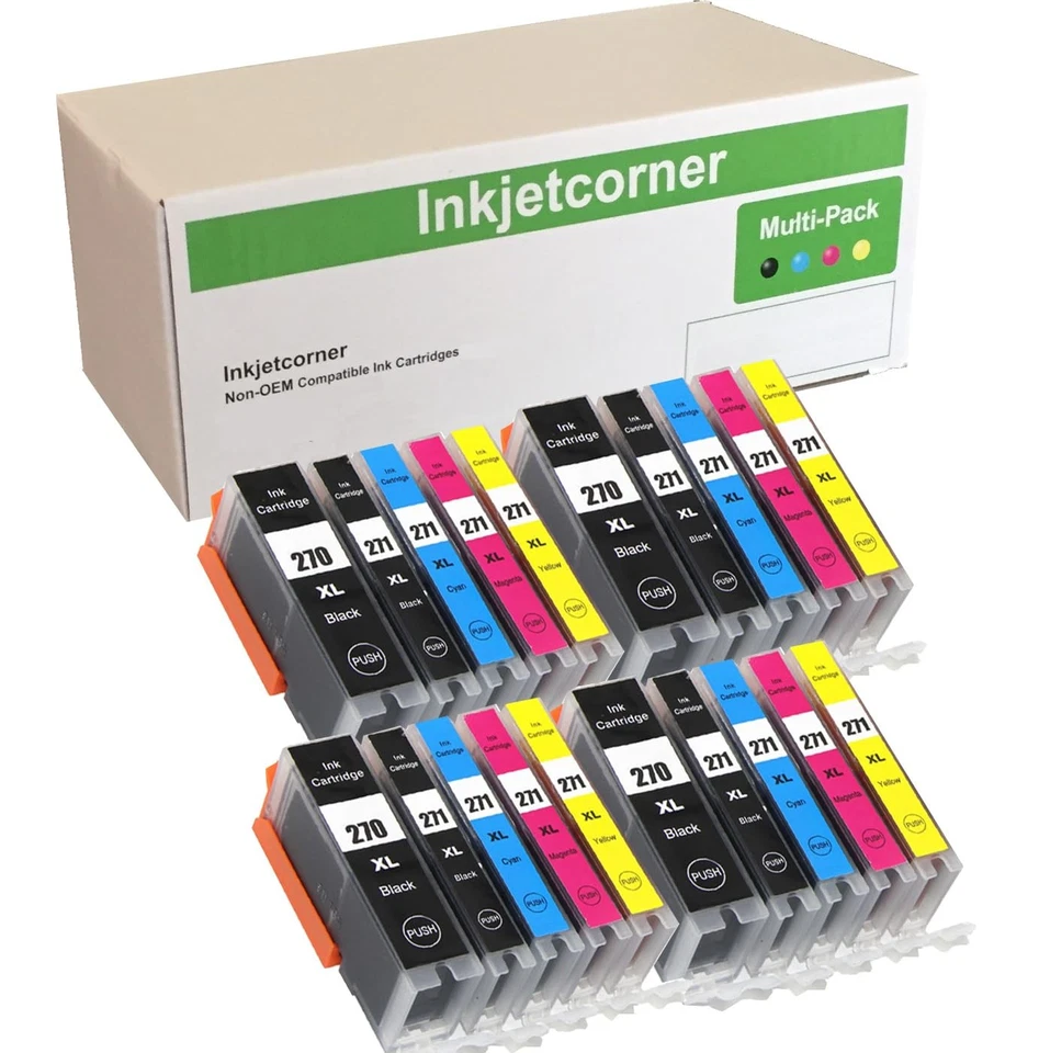 Pack de 20 cartuchos PGI-270 CLI-271 XL PARA TS5020 TS6020 MG6820 Foto 1 de 1