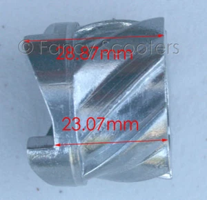  Pocket Bike Pull Start Center Aluminum Gear Worm (Durable) - Picture 1 of 5