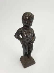 Vintage Figurine Statuette 'Manneke Pis' Belgium Brussels Souvenir 5.12" - Picture 1 of 5