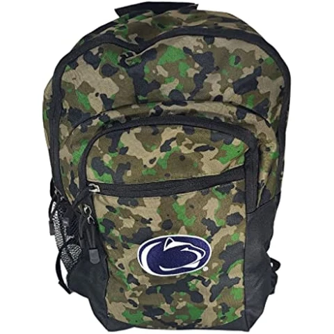 Officially Licensed NCAA "Warning" Backpack (Penn State Nittany Lions Camo) Cover