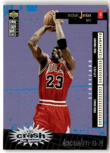 1996-97 Collector's Choice French #C30b Michael Jordan November 11-17 W - Bild 1 von 2