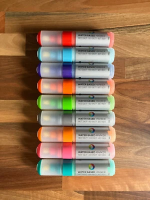 MTN Montana Colors Marker auf Wasserbasis 4-8 mm Meißel mehrfarbig mattes Finish