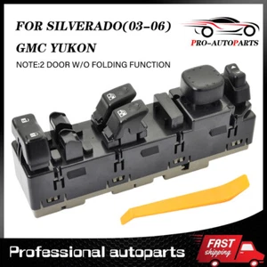 15883318 Driver Side Power Window Switch For Chevy Silverado GMC YUKON 2003-2006 - Picture 1 of 10