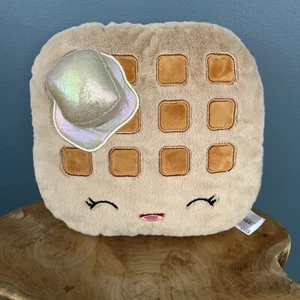 Jazwares Russ Snackeez Waffle Plush With Butter RARE 8" Breakfast Food Plush - Bild 1 von 4