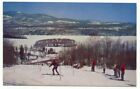 Carte postale Sainte-Jovite Québec course de ski Sugar Hill gris rochers auberge ~ Canada
