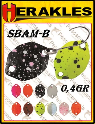 Ondulante Herakles SBAM-B trout Spoon gr.0,4 artificiale trota area game Bottom