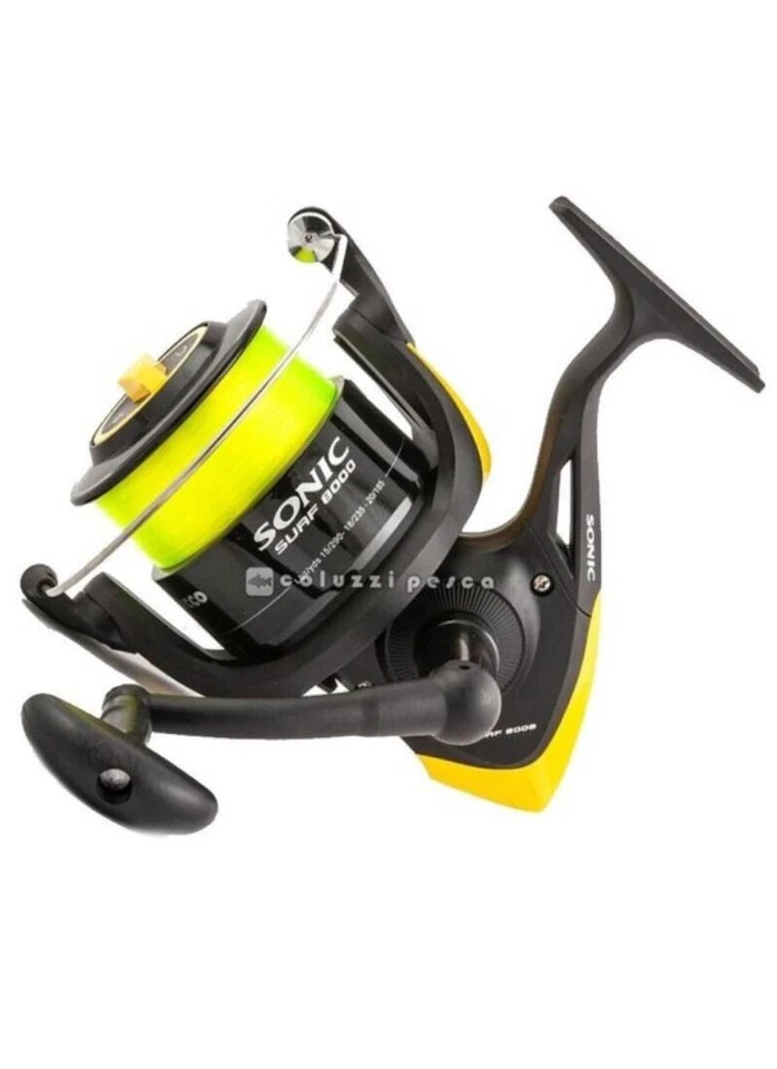 TRABUCCO SONIC XS SURF 8000 SPOOLED MULINELLO PESCA SURFCASTING FILO MAX PLUS - Immagine 1 di 1