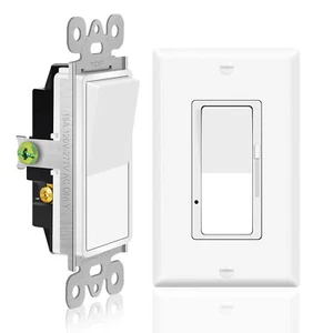 Interruptor de luz atenuadora Decora 3 vías 15A 120V para lámpara LED CFL halógena incandescente - Imagen 1 de 13