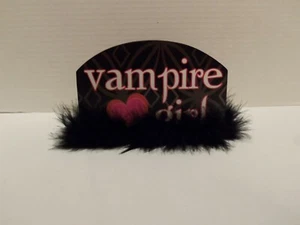 VAMPIR MÄDCHEN KUNSTFELL HOLZ SCHMINKBOX - SCHWARZ (6 ZOLL x 3 ZOLL) (4 ZOLL HOCH) GOTH - Bild 1 von 3