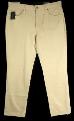 Pantalones chinos caqui Daniel Cremieux Signature Collection para hombre talla 36 x 30 Foto 1 de 4