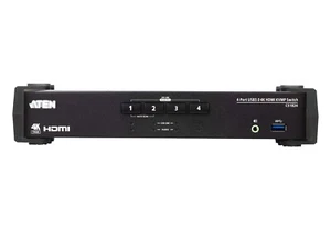 Aten CS1824-AT-G 4-Port USB 3.0 4K HDMI KVMP™ Switch with Audio Mixer Mode - Picture 1 of 4