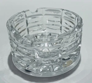 Vintage WATERFORD Crystal Round Heavy Cut Ashtray - Picture 1 of 4