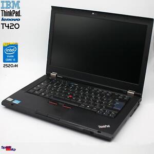 Notebook IBM Lenovo THINKPAD T420 Intel i5 Laptop 250GB SSD 4GB DDR3 Windows 7