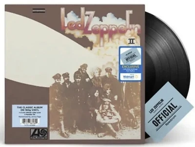 Led Zeppelin II Remastered 180g Vinyl LP Replica Stage Pass Sealed Page NEW - Image 1 of 4