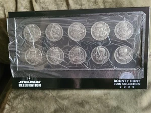 Disney Star Wars Celebration 2020 Bounty Hunter Collectors Coin Set LE 500 +Xtra - Picture 1 of 2