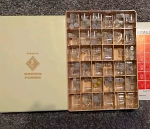 CAULK/DENTSPLY Original Markenstreifen Kronenformen, Erwachsenengrößen. 250+ Kronen - Bild 1 von 7