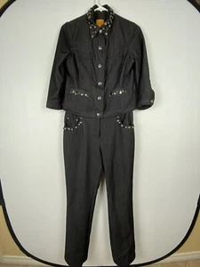 Ruby Rd. Petite Womens 2 Pieces Pant/Blazer Beaded Set Sz 6P• - Picture 1 of 9