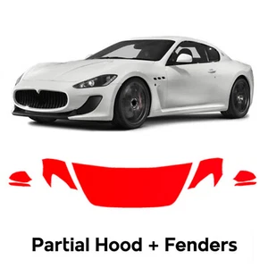 Hood Precut PPF Paint Protection Film For Maserati GranTurismo MC 12-2017 - Picture 1 of 8