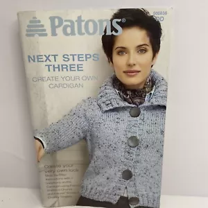 Patons Knitting Pattern Book Create Your Own Cardigan - Next Steps Book Three - Picture 1 of 7