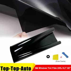 20"x10'ft Uncut Roll Protection Window Tint Film 15% VLT For Car Home Office - Picture 1 of 12
