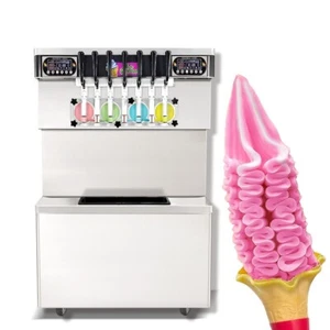 Kolice ETL Commercial 7 Flavors Frozen Yogurt Soft Serve Ice Cream Machine - Picture 1 of 13