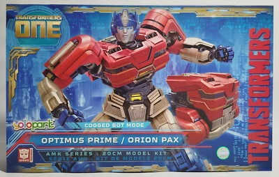 YOLOPARK TRANSFORMERS ONE OPTIMUS PRIME ORION PAX COGGED BOT MODE 8" ROBOT KIT - Image 1 of 4