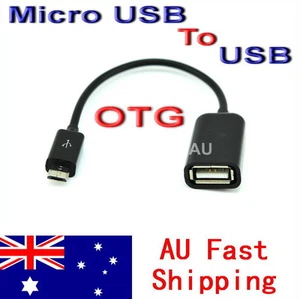 Micro USB Male To USB Female OTG Host Cable Adapter For Galaxy S2 S3 S4 Note2 3 - Picture 1 of 4
