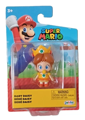 Мини-фигурка Jakks Pacific World of Nintendo Super Mario BABY DAISY 2 дюйма НОВАЯ 2025 - Изображение 1 из 2