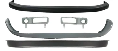 New Front Bumper Covers Kit + Bezel Trims For 1994-2002 Dodge Ram 1500 2500 3500 - Imagem 1 de 4
