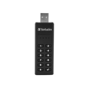 Keypad Secure USB 3.0 Flash Drive, 32GB, Black 32 GB - Picture 1 of 5
